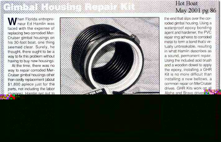 Hot Boat Gimbal Housing repair kit